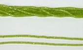 Peridot Faceted Wheel 2.5mm str 220 beads-beads incl pearls-Beadthemup