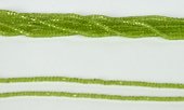 Peridot Fac.Rondel 3.3x1.85mm str app 200 beads-beads incl pearls-Beadthemup