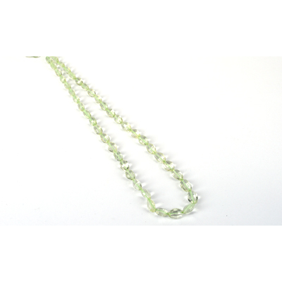 Green Amethyst Fac.Oval Grad 7x9-12x8mm str 39 beads