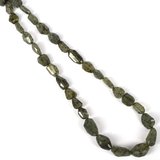 Black Rutile quartz Fac.Nugget app 12x7mm str 30 beads-beads incl pearls-Beadthemup