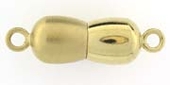 Gold plate brass Magnetic clasp 7x23mm-findings-Beadthemup