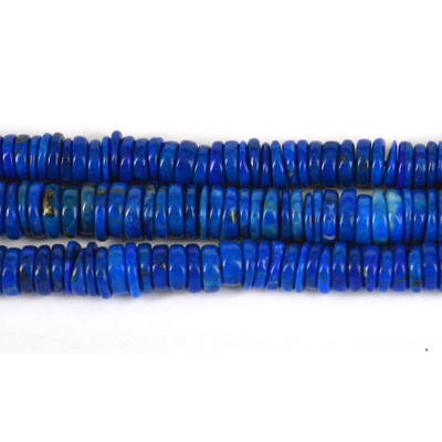 Lapis Pol.Disc 8mm str 195 beads