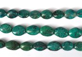 Turquoise reconsituted Pol.Nugget app 24x16mm-beads incl pearls-Beadthemup