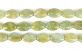 LAST STRAND Aquamarine Green Pol.Flat Oval 20x30mm str 13 beads-beads incl pearls-Beadthemup