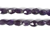 Amethyst Fac.Nugget app 22x17mm str 19 beads-beads incl pearls-Beadthemup