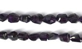 Amethyst Fac.Nugget app 15x9mm str 25 beads-beads incl pearls-Beadthemup