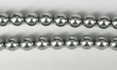 Shell Based Pearl Silver Round 14mm str 29 beads-beads incl pearls-Beadthemup