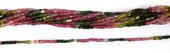 Tourmaline watermelon Pol.Tube 4x5mm str 100 beads-beads incl pearls-Beadthemup