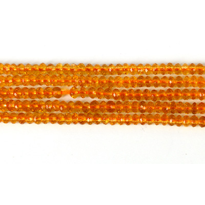 Citrine Fac.Rondel 4x3mm str 150 beads