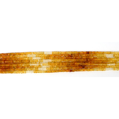 Citrine Shaded Fac.Rondel 4x3mm str 145 beads