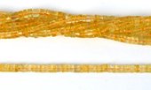 Citrine Pol.Wheel 4x2mm str app 140 beads-beads incl pearls-Beadthemup