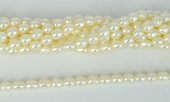 Fresh Water Pearl 5-6mm Rice strand 60 Pearls-beads incl pearls-Beadthemup