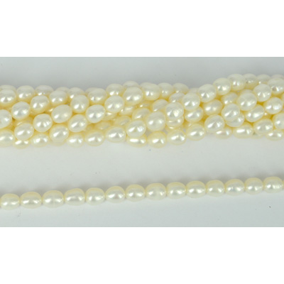 Fresh Water Pearl 5-6mm Rice strand 60 Pearls