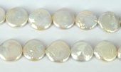 Fresh Water Pearl Coin app 20mm str 19 pearls-f.w.pearls from $100-Beadthemup