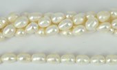 Fresh Water Pearl 10-11x14mm Rice strand 25 pearls-pearls-Beadthemup
