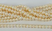 Fresh Water Pearl 1.2mm hole 6-7mm Round strand 62 pearls-pearls-Beadthemup