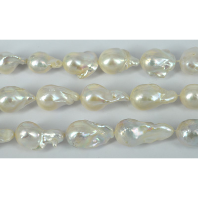 Fresh Water Pearl Baroque 14-15x22+mm beads per strand 19 Pearls