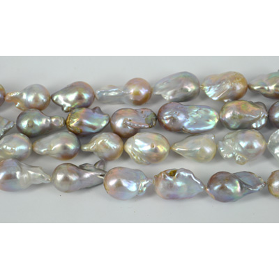 Fresh Water Pearl Baroque Lavender 14-15x22+mm EACH BEAD