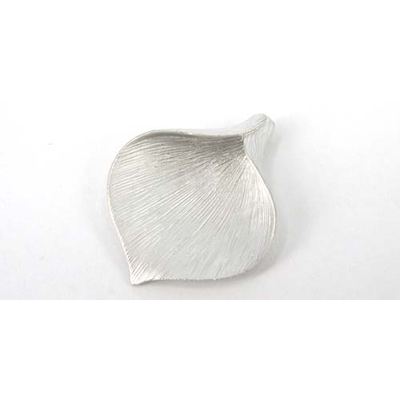Sterling Silver plt Pendant Calla 27x35mm 2 pack