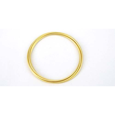 16ct Gold plt Bangles set of 5 cnntcd 68