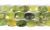 Prehnite Fac.flat oval 24x18mm str 17 beads-beads incl pearls-Beadthemup