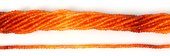 Carnelian Grad colour.Fac.Rondel 3x2mm str 160 beads-beads incl pearls-Beadthemup