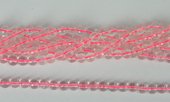 Rose Quartz Fac.Round 6mm str 61 beads-beads incl pearls-Beadthemup