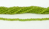 Peridot Pol.round 4mm str 103 beads-beads incl pearls-Beadthemup