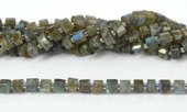 Labradorite Fac.Wheel 9x6mm str 51 beads-beads incl pearls-Beadthemup