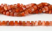 Pink Botswania Agate Fac.Wheel 9x6mm str 48 beads-beads incl pearls-Beadthemup