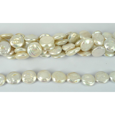 Fresh Water Pearl Coin 17mm str approx. 22 Pearls