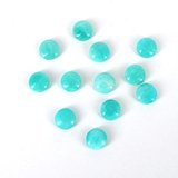 Amazonite Peru 3A Pol Flat round 12mm EACH BEADS-beads incl pearls-Beadthemup