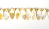 Mother of Pearl Chip and Drop strand 44x20mm drop-beads incl pearls-Beadthemup