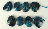 Shattuckite Australia Pol.Top drill free form drop app 33+mm EACH PIECE-beads incl pearls-Beadthemup