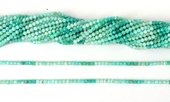 Amazonite Shaded Fac.Round 3mm Strand 110 beads-beads incl pearls-Beadthemup