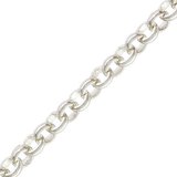 Sterling Silver Chain Belcher 2.7mm PER Meter-chain and wire-Beadthemup