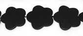 Matt Onyx Flower 47mm EACH BEAD-beads incl pearls-Beadthemup