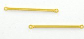 Gold plate brass Connector Bar 32mm 4 pack-silver, rhodium and gold plate-Beadthemup