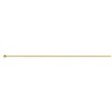14k Gold filled Headpin Ball 0.6x50mm 10 pack-findings-Beadthemup