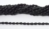 Onyx Polished Teardrop 10x6mm strand 38 beads-beads incl pearls-Beadthemup