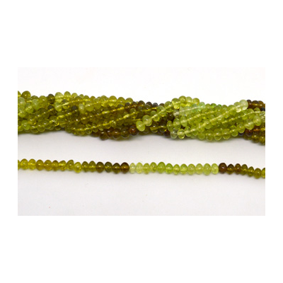 Grossular Garnet Polished Rondel 5.5x4mm strand 110 beads