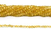 Citrine Polished Round 4mm strand 100 beads-beads incl pearls-Beadthemup