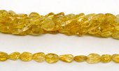 Citrine Polished Nugget app 10x14mm strand 30 beads-beads incl pearls-Beadthemup