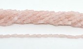 Rose Quartz Polished teardrop app 9x4mm 40 beads per strand -5 strands or more for $4.00 per strand-Beadthemup