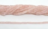 Rose Quartz Tube 5mm strand approx 26-32 beads-beads incl pearls-Beadthemup