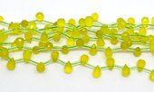 Dyed Jade Faceted top drill teardrop 8xmm strand 40 beads-5 strands or more for $4.00 per strand-Beadthemup