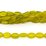 Serpentine Yellow Jade Flat Oval 12mmx8mm strand 32 beads