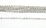 White gold plate Brass Chain cable 2x1.5mm per 50cm