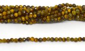 Tiger Eye Faceted Round 5mm strand 80 beads-beads incl pearls-Beadthemup