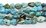 Blue Opal African Polished Nugget 18x25mm Strand 19 beads
